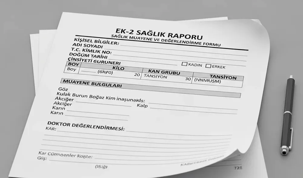 İşe Giriş Sağlık Raporu